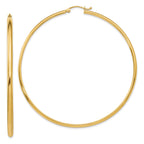 14k Polished Hoop Earring
