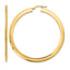 14K Polished Hoop Earrings