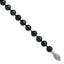 14k White Gold 6-7mm Black Round Akoya Saltwater Cultured Pearl 7 inch Bracelet
