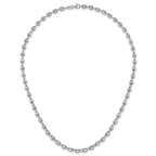 Sterling Silver Polished 4.8mm Puffed Mariner/Anchor Link 18 Inch Necklace