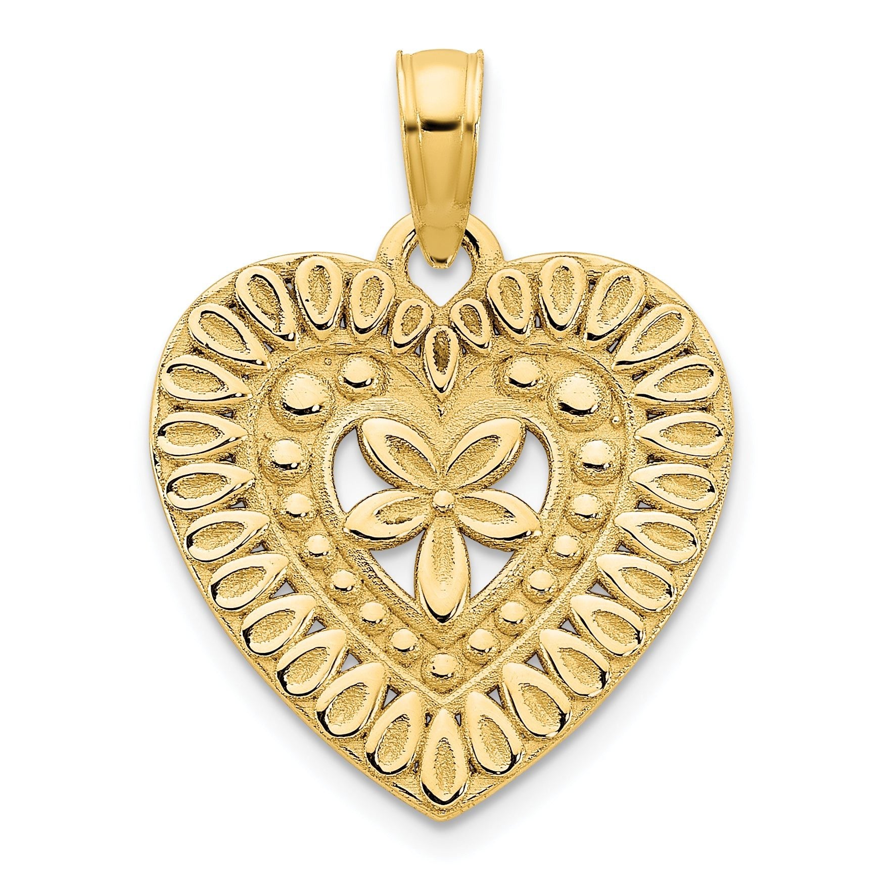 14ky Fancy Heart Pendant Main image