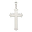 Sterling Silver 925 Cross Pendant with Polished Finish Elegant Design