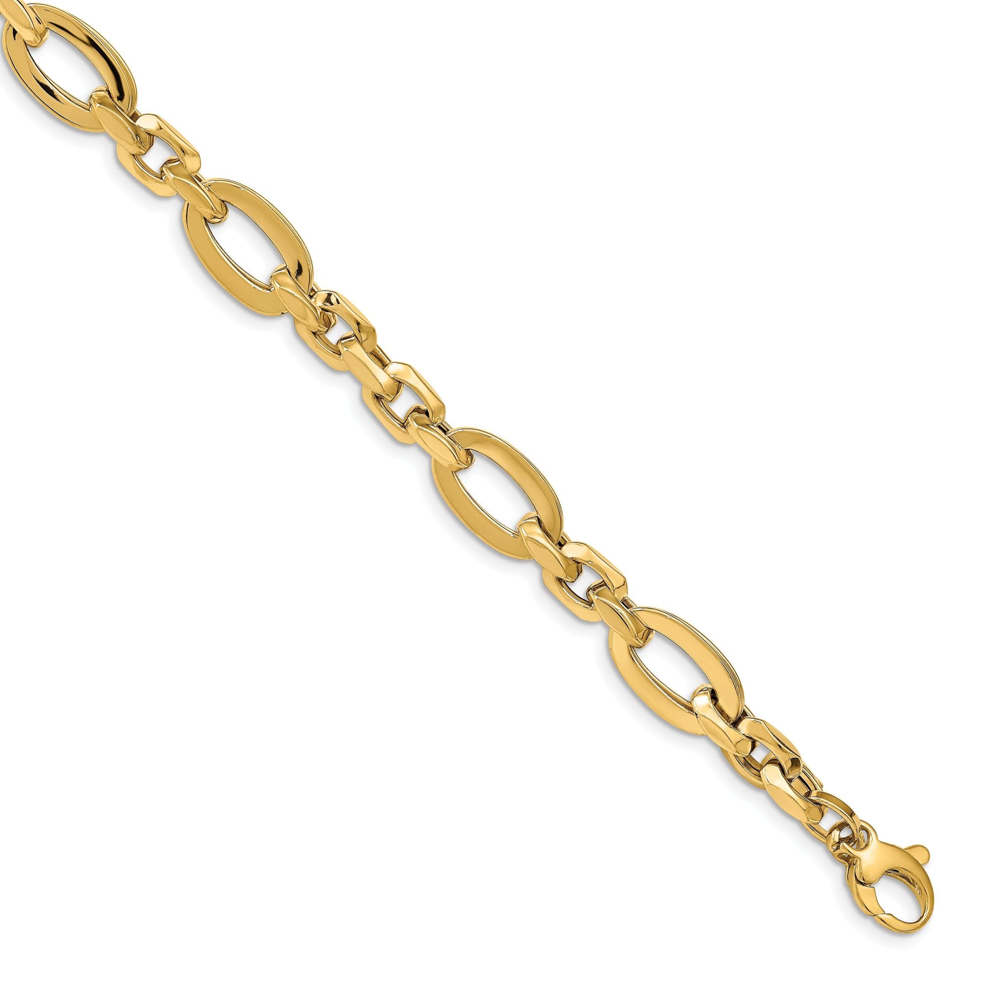 14k Polished Link Bracelet Main image