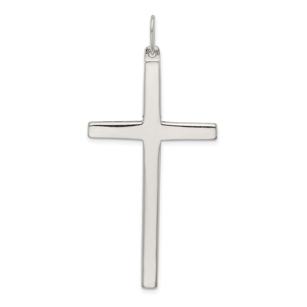 Sophia Jewelers Sterling Silver 925 Polished Latin Cross Pendant with Anti-Tarnish Finish
