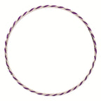 925 Sterling Silver Stackable Twisted Purple Enamel Bangle Bracelet