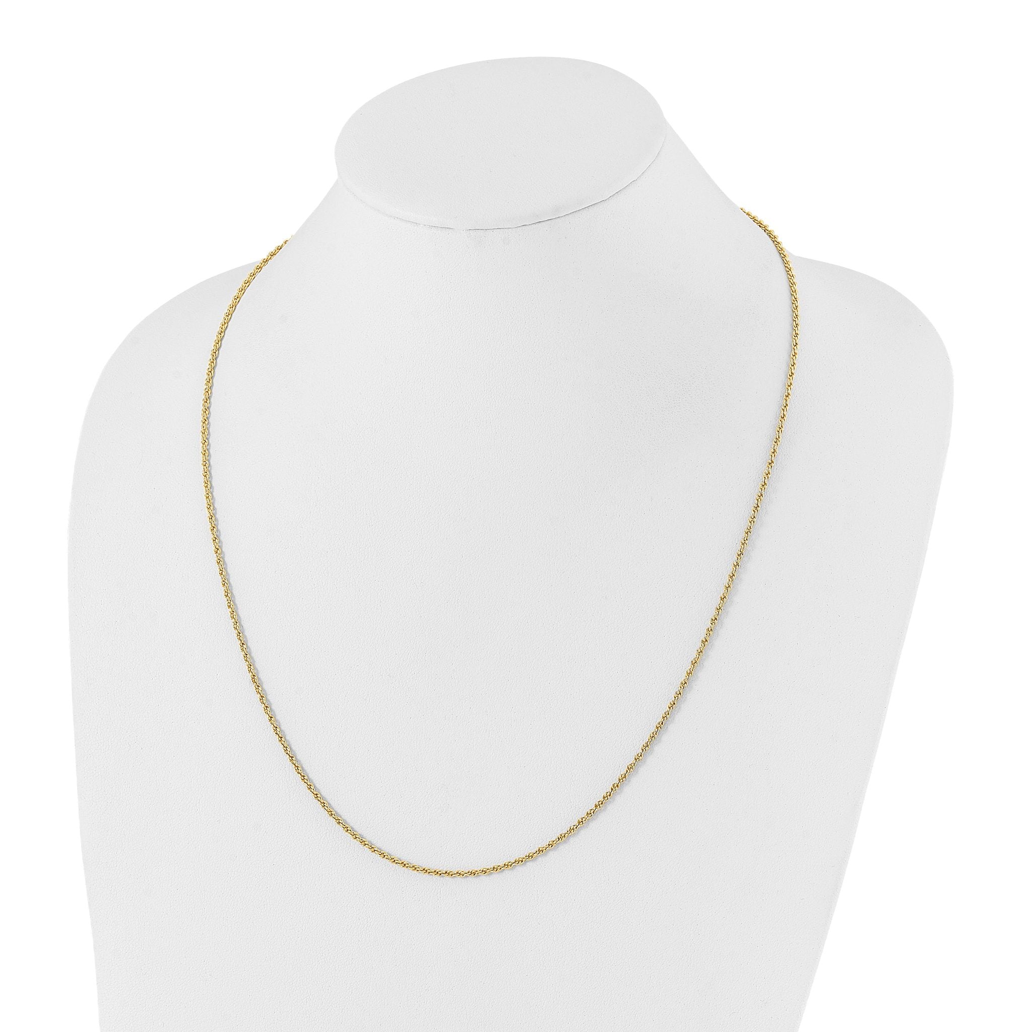 Kelly Waters Gold-plated 2mm French Rope 18 inch Chain Secondary image