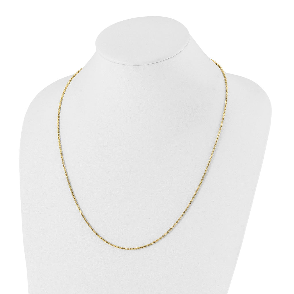 Kelly Waters Gold-plated 2mm French Rope 18 inch Chain