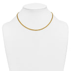 14K Gold Filled Bold Curb Chain Necklace in 3.5mm Width