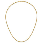 Diamond-Cut Rope Chain in 14K Yellow Gold, 2.75mm