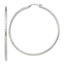 Sterling Silver 2mm Diamond Cut Hoop Earrings