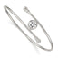 Sophia Jewelers 925 Sterling Silver CZ Bangle Polished Elegance for TimeleSterling Silver Style