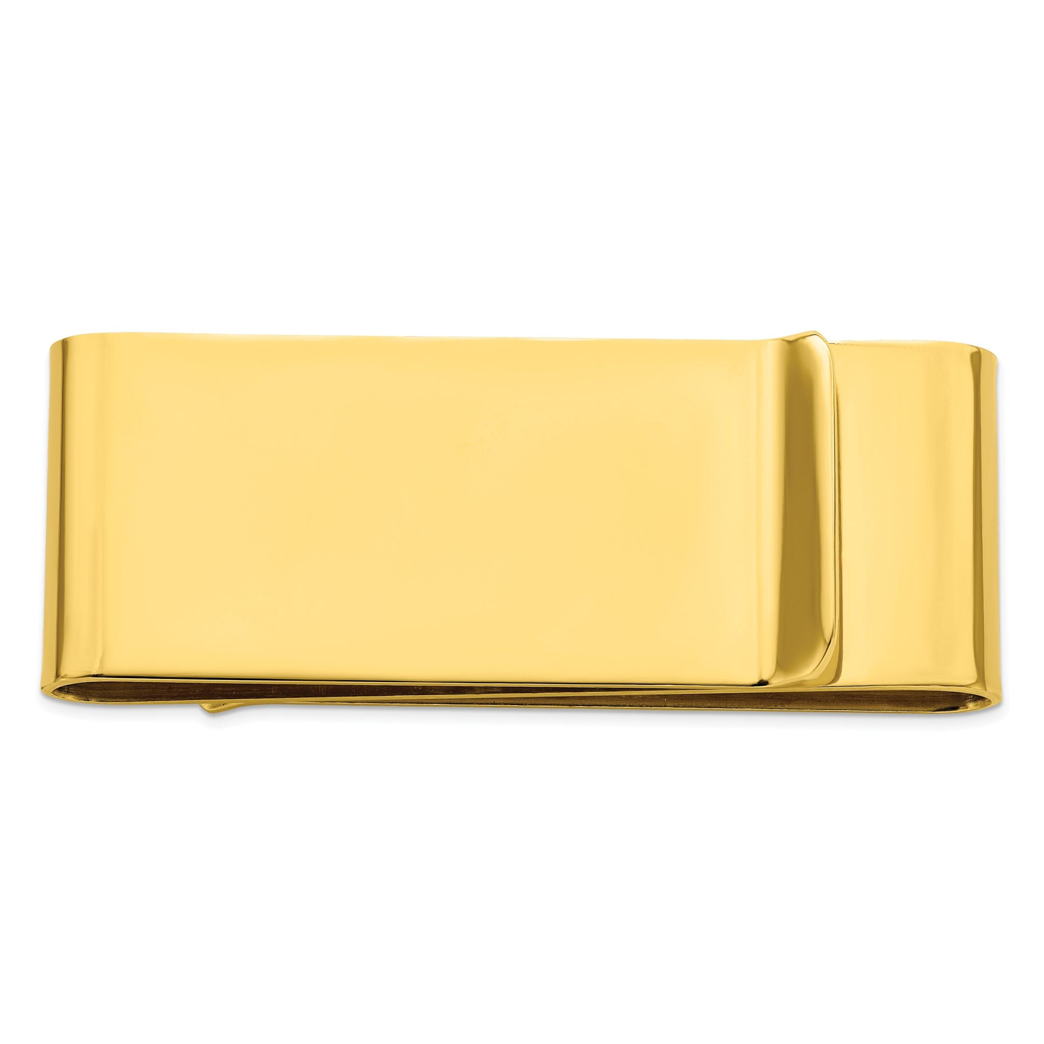 Gold-plated Kelly Waters Stainless Steel Double Fold Money Clip Main image
