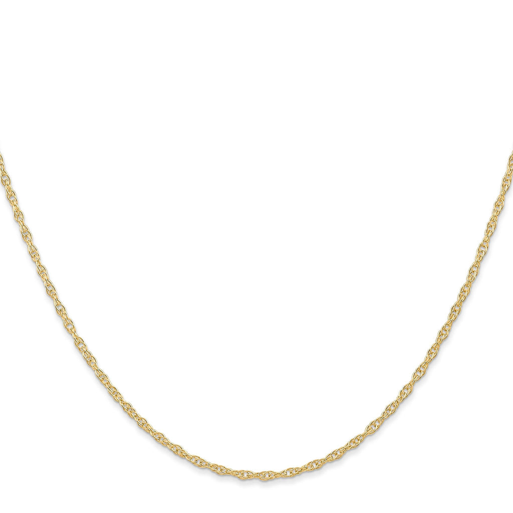 Cable Rope Chain in 14K Yellow Gold, 1.35mm