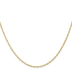 Cable Rope Chain in 14K Yellow Gold, 1.35mm