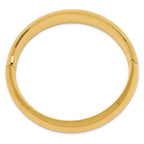 14k 11/16 High Polished Hinged Bangle Bracelet