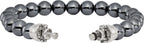 Sterling Silver Reflections 10mm Hematite Beaded 8in Bracelet/Bead not included, sold seperately