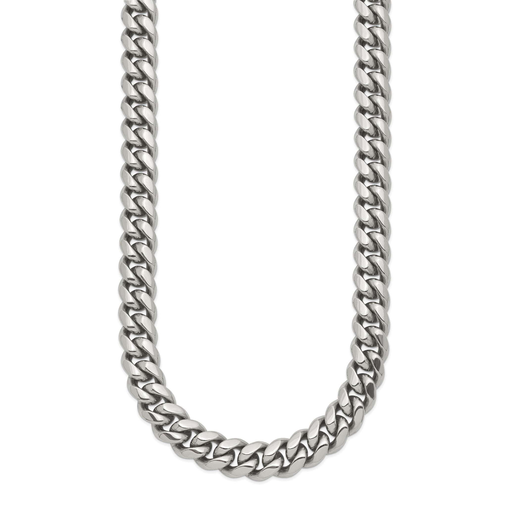 Chisel Stainless Steel Polished 24 inch Curb Chain Necklace Secondary image