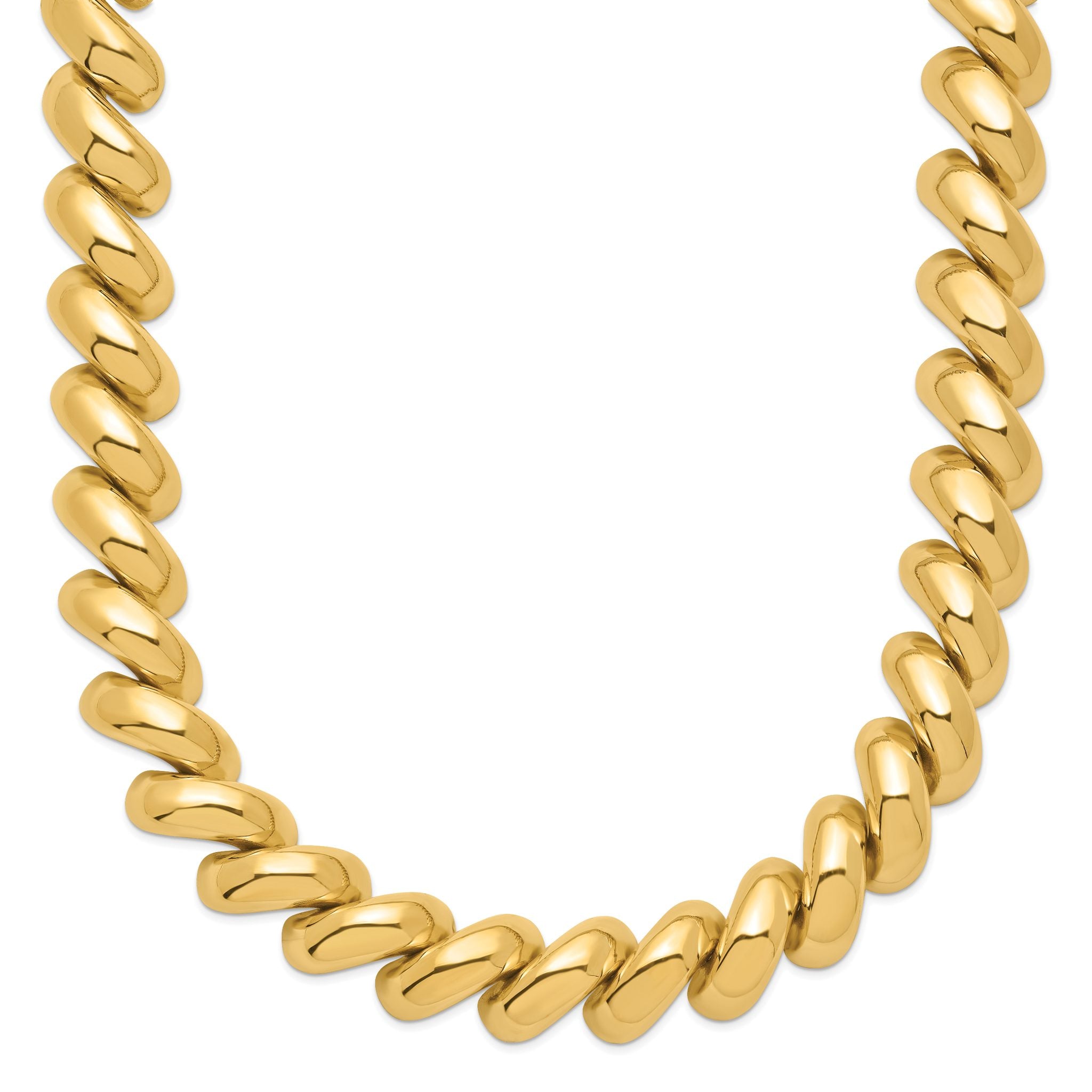 14k Polished San Marco Necklace Secondary image