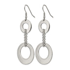 Stainless Steel Polished Drop Dangle Earrings for Women