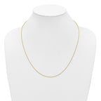 14K Gold Filled Adjustable Cable Chain Necklace in 1.2mm Width