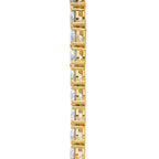 14k 49 carat Lab Grown Diamond VS/SI+ G+ Complete Round 20 inch Straight Tennis Necklace