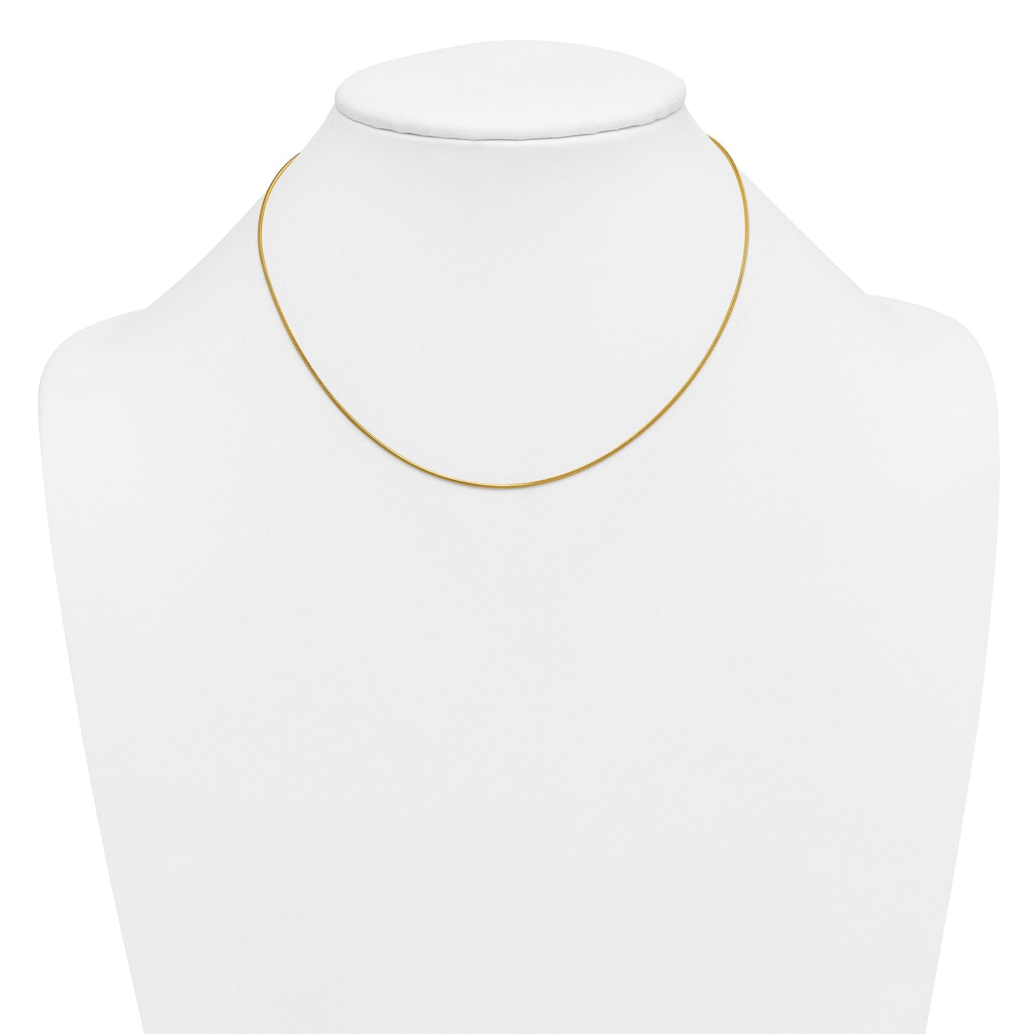 14K Gold Filled Snake Chain Necklace in 1.0mm Width