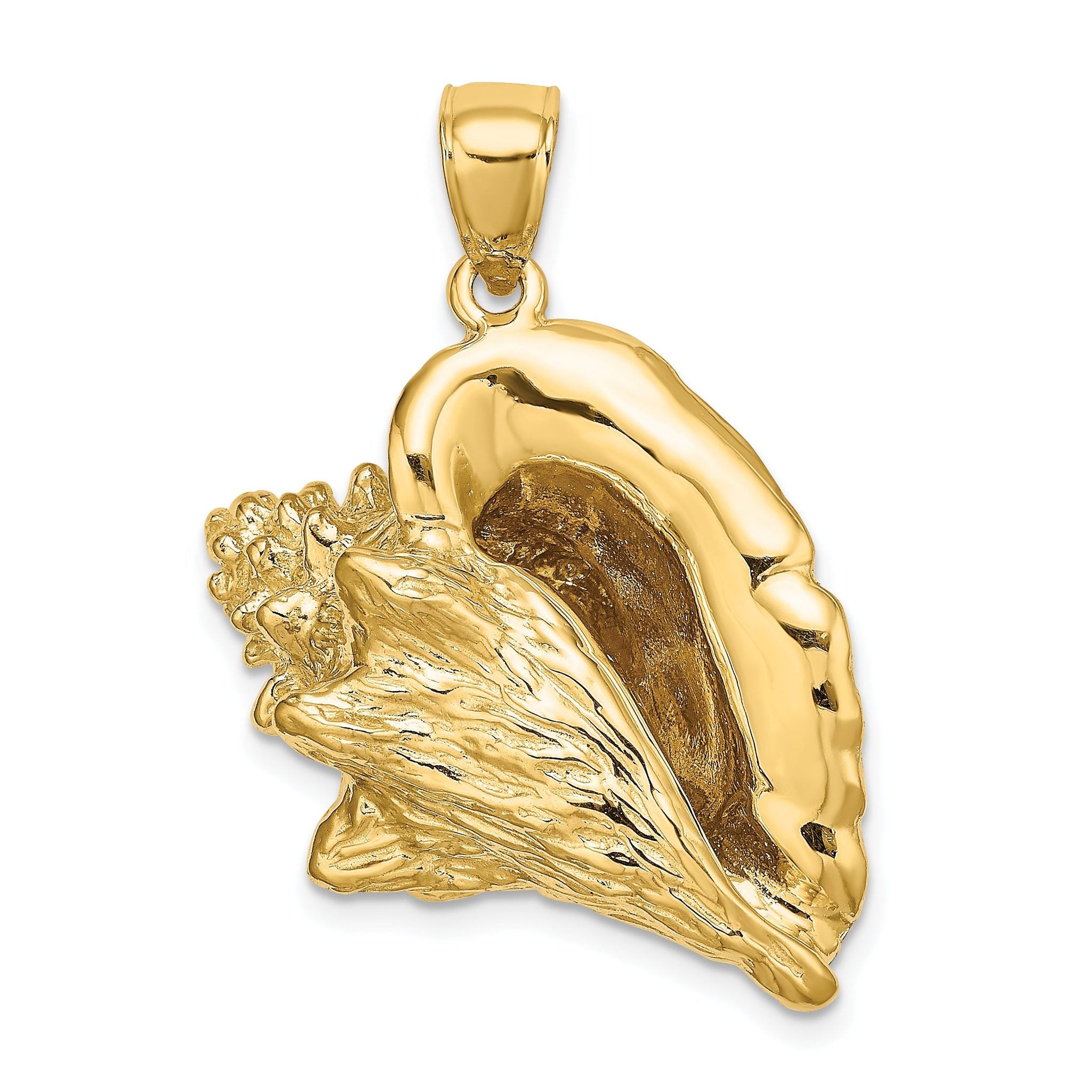 14K 3-D Conch Shell Charm Main image