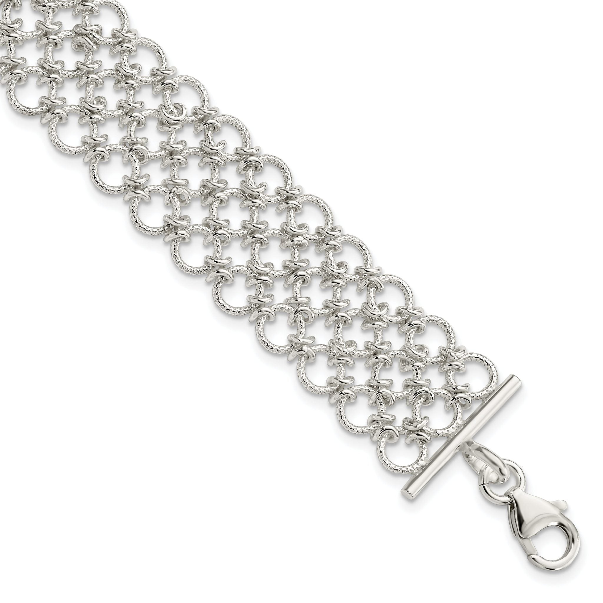 Sterling Silver Multi-Link Bracelet Main image