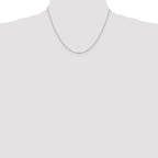 Diamond-Cut Rolo Cable Chain in Sterling Silver