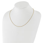 Diamond-Cut Rope Chain in Gold-Plated Sterling Silver, 1.4mm