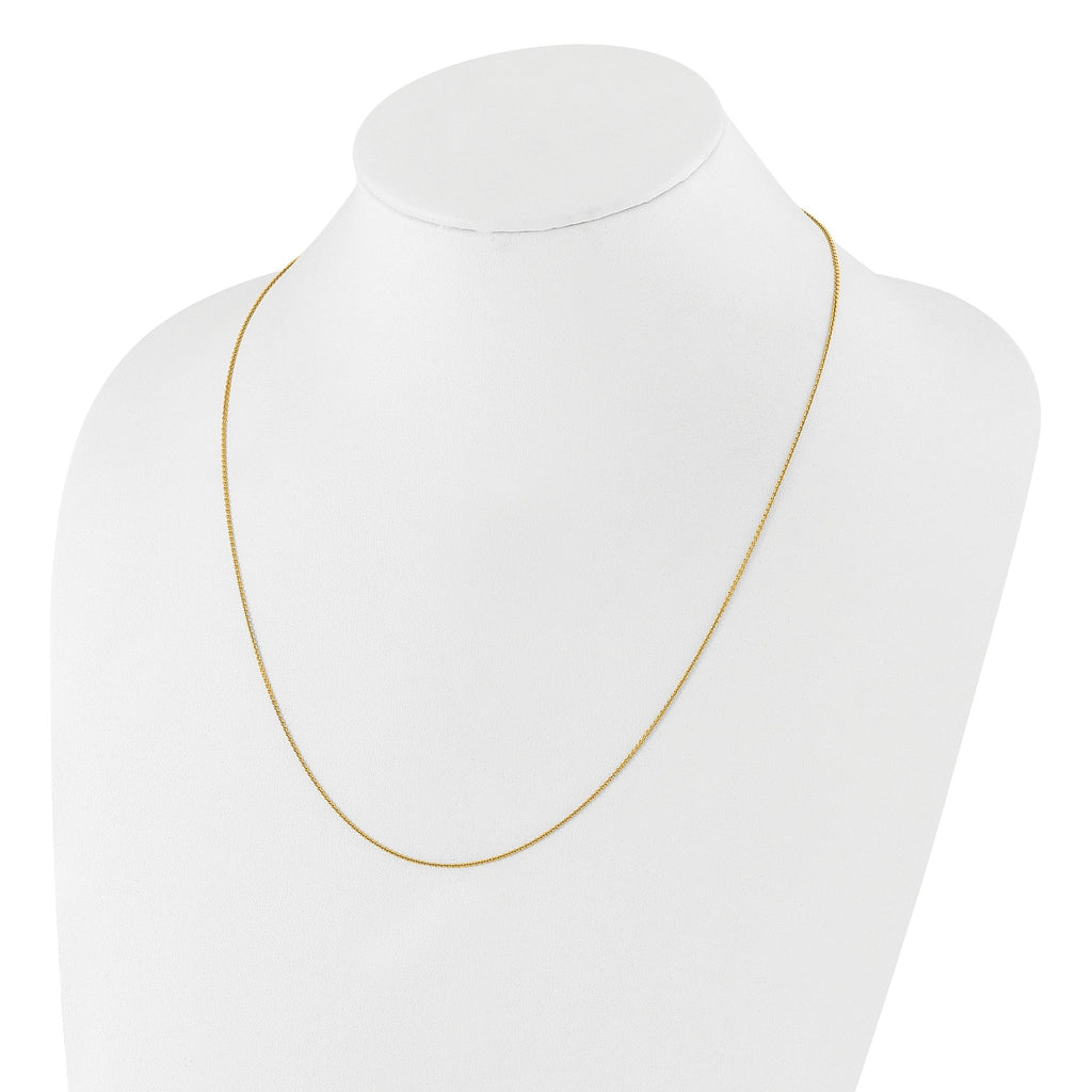 Adjustable Rolo Chain in Gold-Plated Sterling Silver