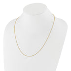 Adjustable Rolo Chain in Gold-Plated Sterling Silver