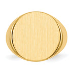 10k Men's Signet Ring