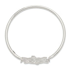Sterling Silver 925 Women's Bangle with Interchangeable Nautical Charms