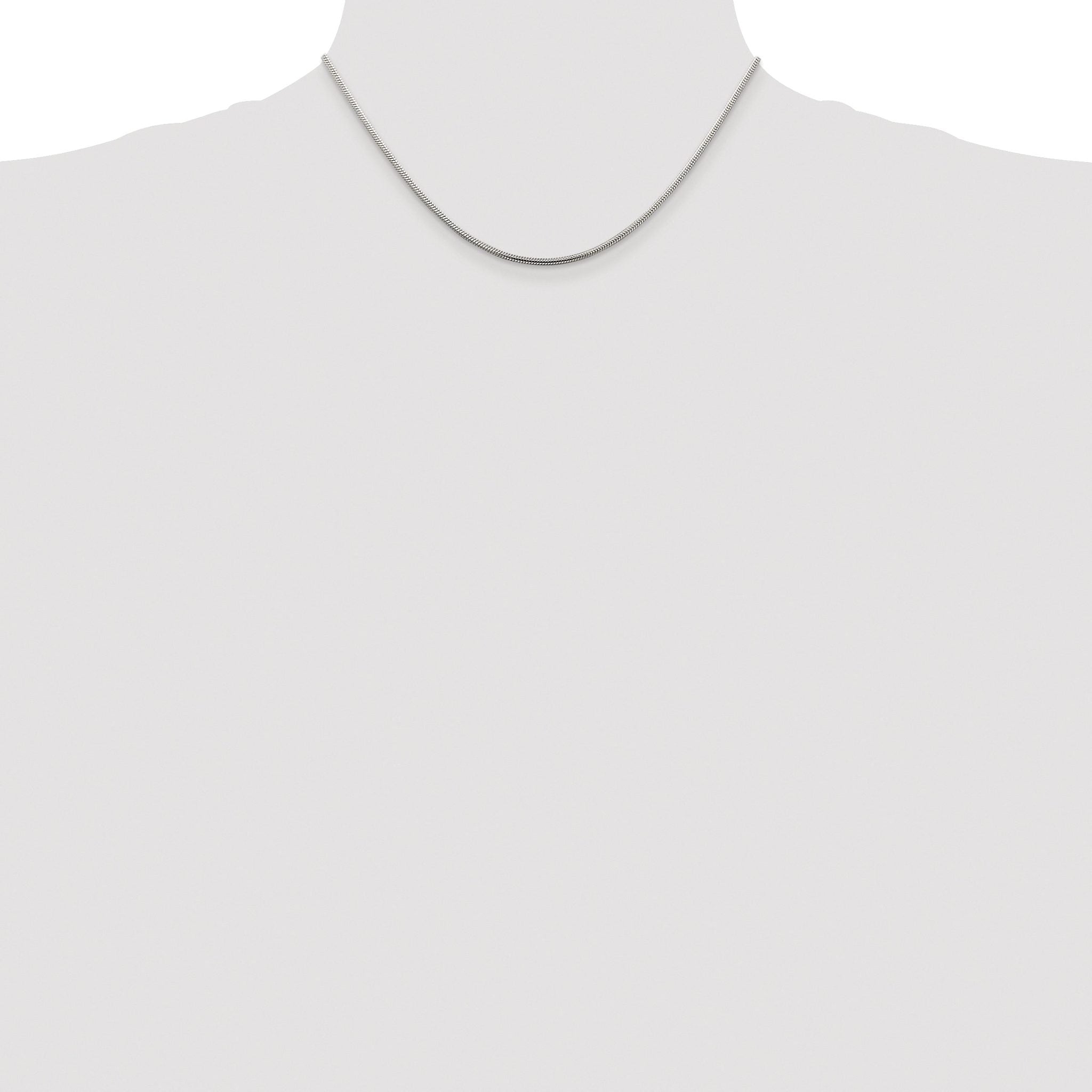 Snake Chain Necklace in Sterling Silver, 1.75mm