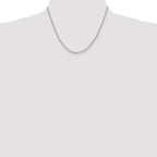 Diamond-Cut Rolo Cable Chain in Sterling Silver