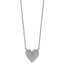 14kw 1/2 ctw Lab Grown Diamond VS+ F+ Round Cluster Necklace
