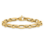 14K Polished Fancy Link Bracelet