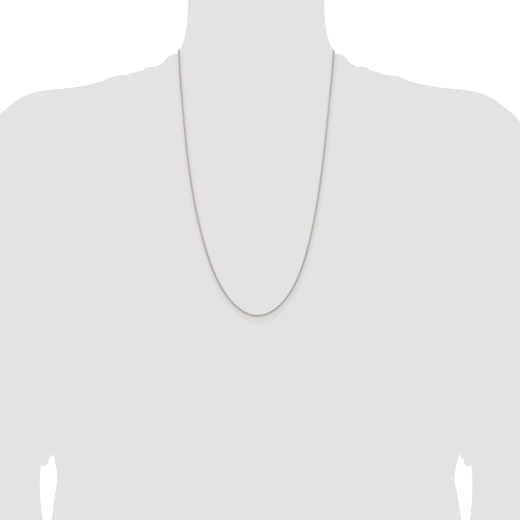 Diamond-Cut Spiga Chain Necklace in Sterling Silver