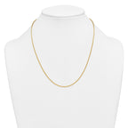 14K Gold Filled Flat Cable Chain Necklace in 2.0mm Width