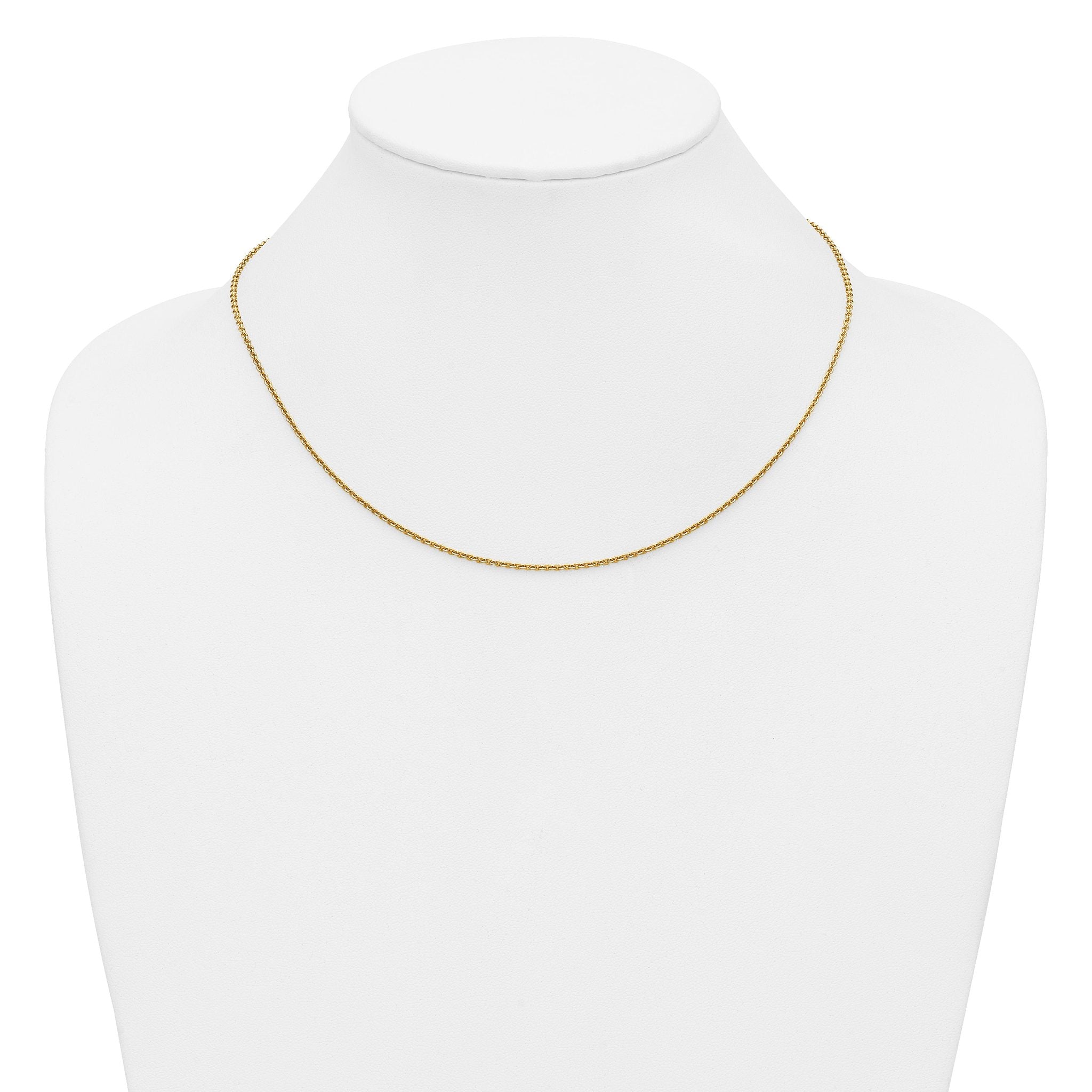Cable Chain Necklace in 14/20 Gold Filled, 1.7mm