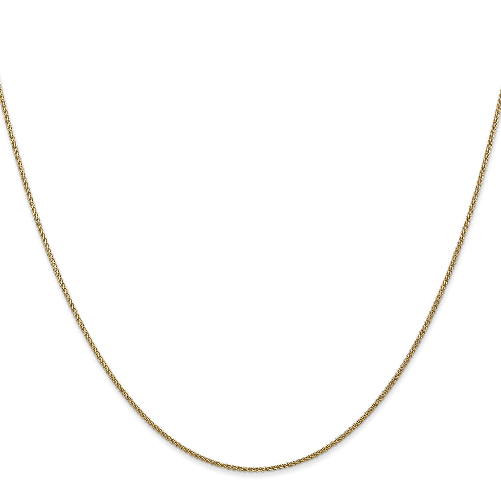 Diamond-Cut Spiga Chain in 14K Yellow Gold, 1.05mm