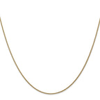Diamond-Cut Spiga Chain in 14K Yellow Gold, 1.05mm