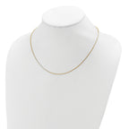 Adjustable Box Chain in Gold-Plated Sterling Silver