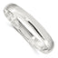 Sterling Silver 925 Women's Polished Solid Slip-On Bangle Bracelet