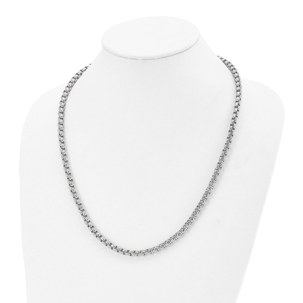 Chisel Stainless Steel Polished 24 inch Fancy Box Chain