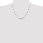 Snake Chain Necklace in Sterling Silver, 1.25mm