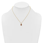 Sterling Silver Gold-plated CZ and Red Enamel Miraculous Medal 15.75 inch with 2 inch extender Necklace