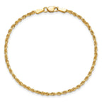 10K Yellow Gold 2.0mm Rope Chain