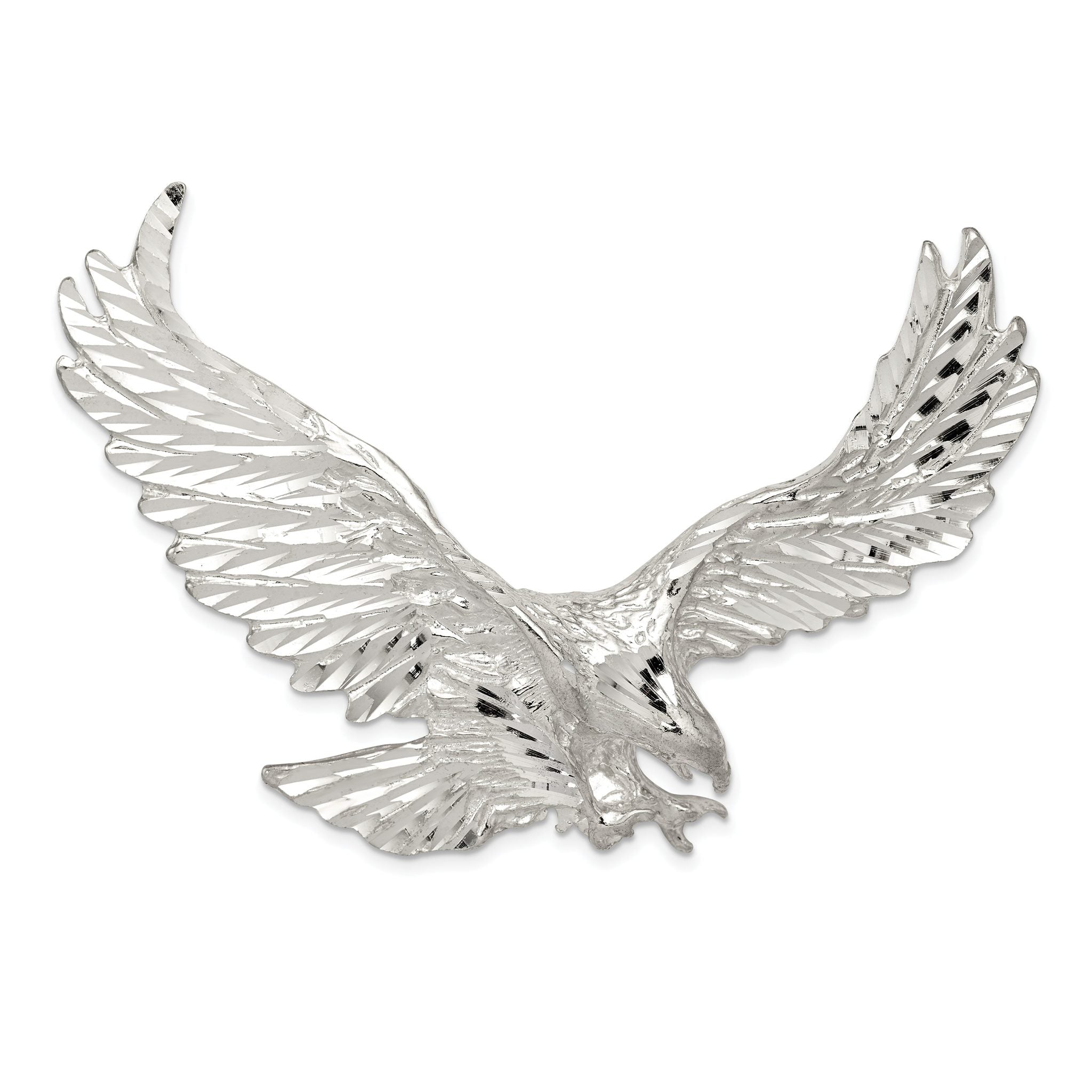 Sophia Jewelers Sterling Silver Eagle Pendant with Anti-Tarnish Coating Main image